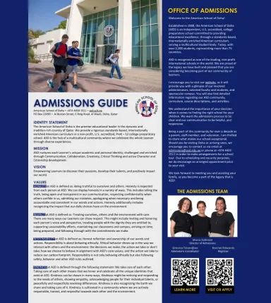 Admissions Guide