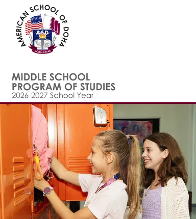 Middle School Program of Studies 2026-27